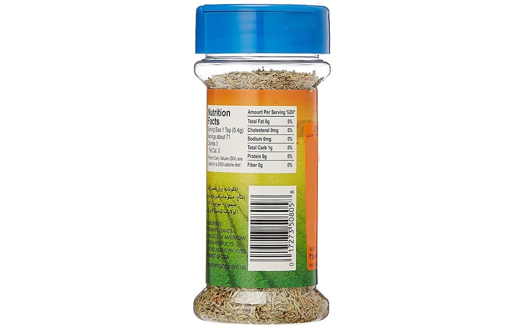 American Garden Rosemary Leaves    Bottle  28 grams
